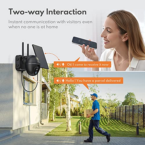 Helidallr 2K Telecamera Wi-Fi Esterno Senza Fili