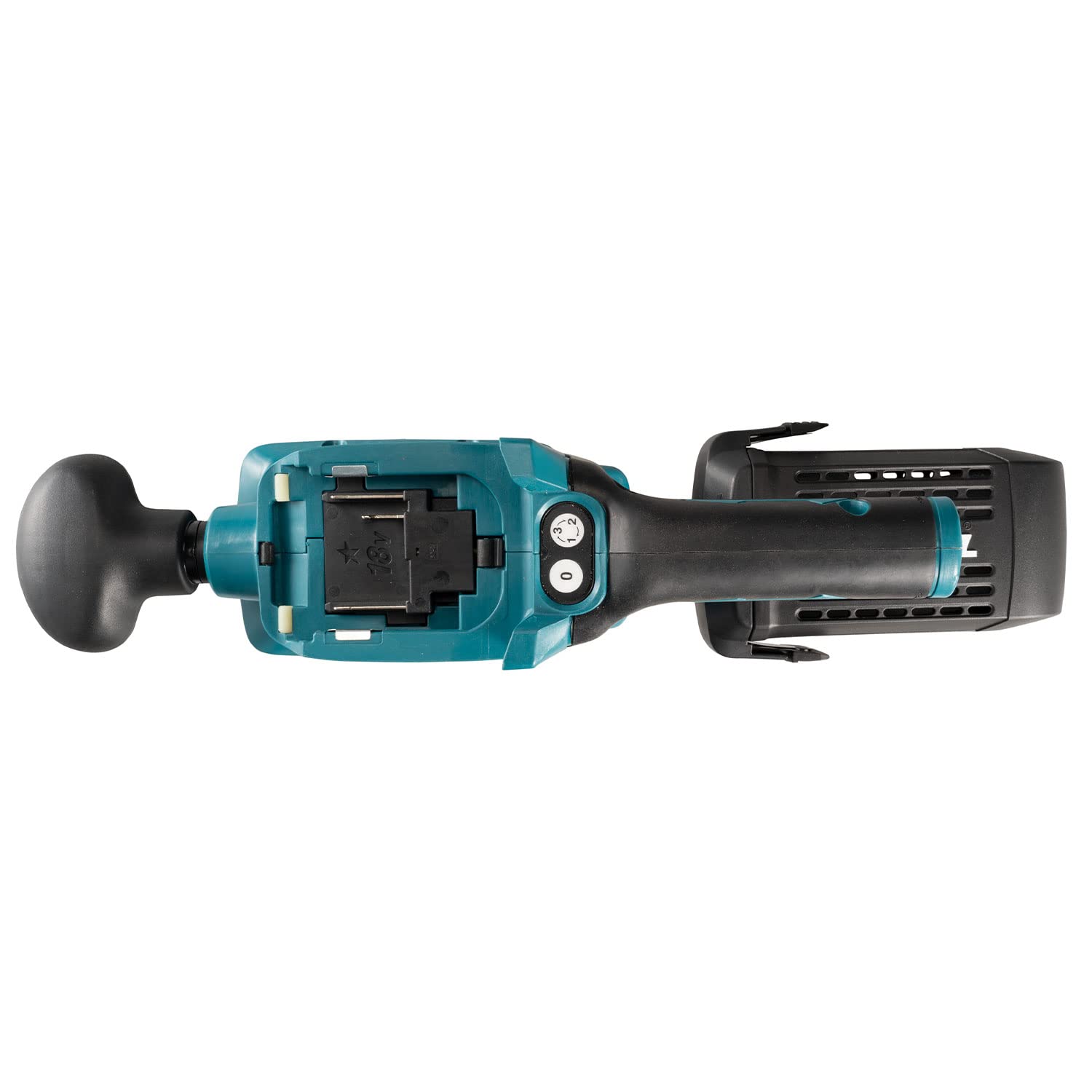 Makita DBO380Z Akku-Schwingschleifer 18V (ohne Akku, Ohne Ladegerät), Petrol/Schwarz