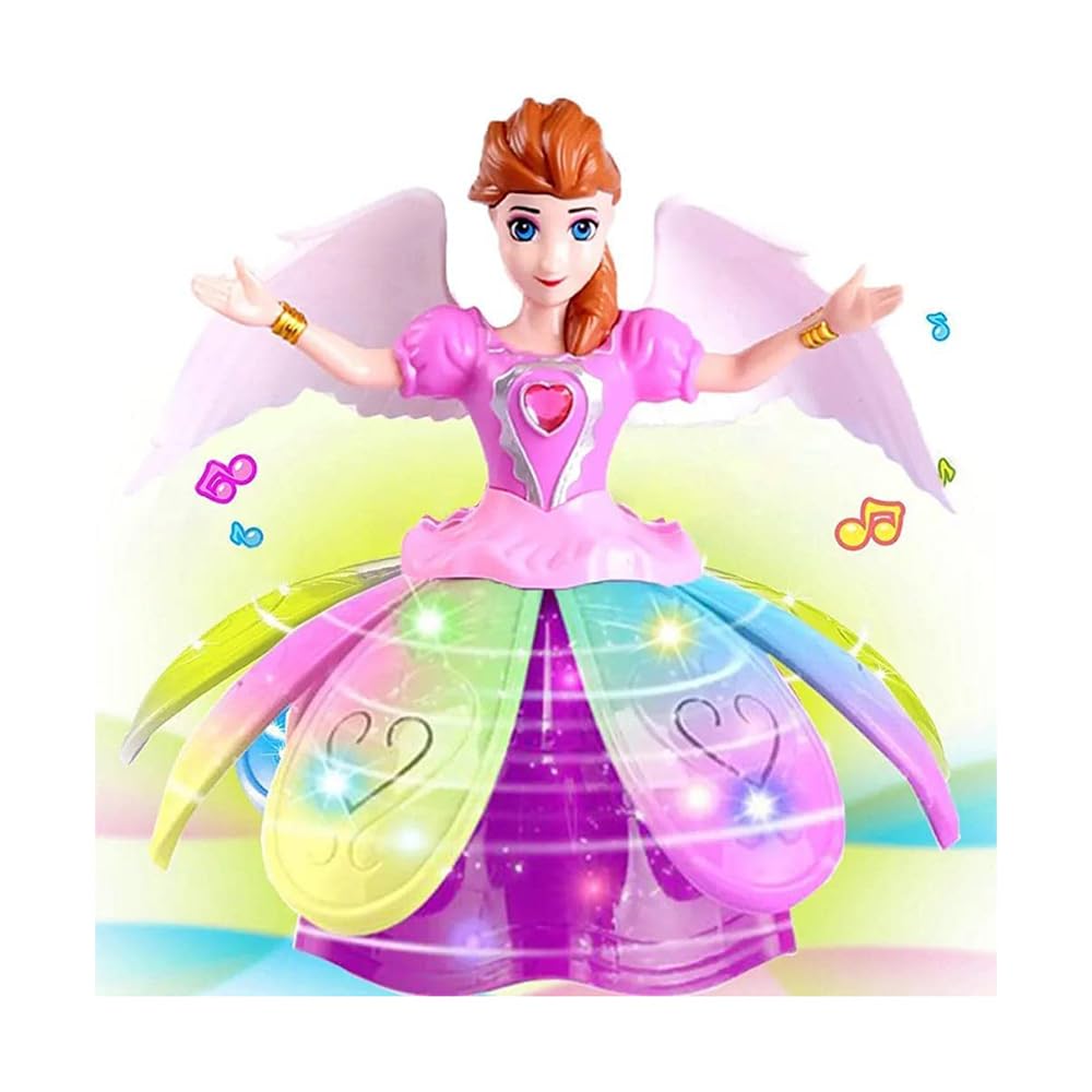 Princess Musical Dancing Doll – 360-Degree Rotating Angel with Flashing Lights and Music (Random Designs) (B0DDBPXP8Z) Amazon Price History, Amazon Price Tracker