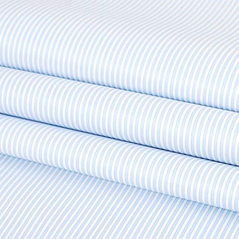 WADDLLCOR Blue Stripe Contact Paper Self Adhesive Shelf Drawer Liner Peel and Stick Wallpaper for Kitchen Countertops Living Room Bedroom 17.7" x 78.7" Cover