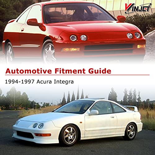 Winjet Compatible With [1994 1995 1996 1997 Acura Integra] Led Drl Halo Projector Headlights #TOP4