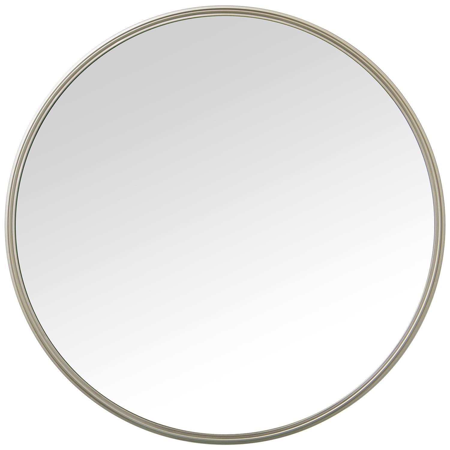 Miroir mural rond mélamine dorée DRW 76 cm grand format prestige