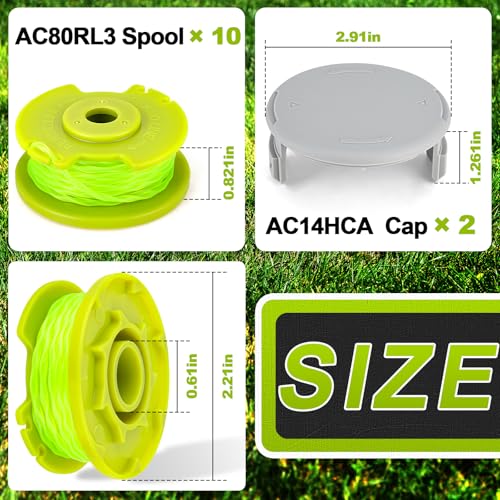 Fil de débroussailleuse Ryobi Weed Wacker à coupe nette - 5