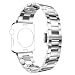 Apple Watch Band, PUGO TOP Ultra-thin (2.0 mm) Solid Stainless Steel Metal Replacement Band for Apple Watch Series 2 Series 1 42mm, Silver