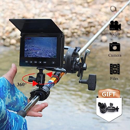 Foto von LUCKY DVR Unterwasser Angelkamera Unterwasser Fischfinder Infrarot LED Tragbare Angel Videokamera LCD Monitor Kajak Boot Seefischen