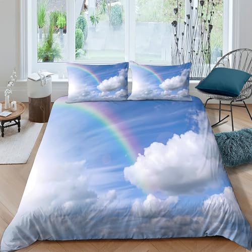 Housse de couette libellule ultra douce anti-plis taille King - 4