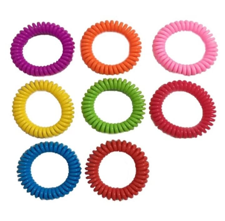 Ganpati Enterprises Kids Safe Reusable Mosquito Repellent Band, Anti Mosquito Wristband/Bracelet for Outdoor & Indoor Protection for Babies/ Kids/ Boys/ Girls (Pack of 4 - Multicolor)-image-38
