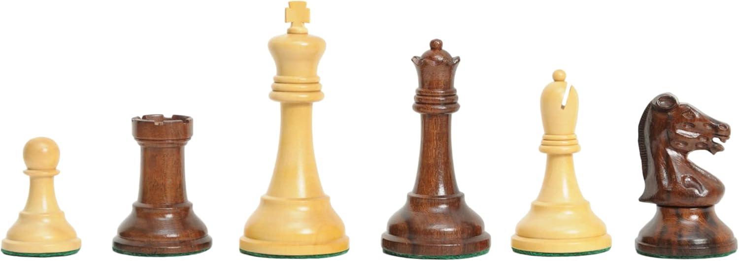 The House of Staunton - Reproduction of The Drueke Players Choice Chess Set - Pieces Only - 3.75" King - 2022 Edition