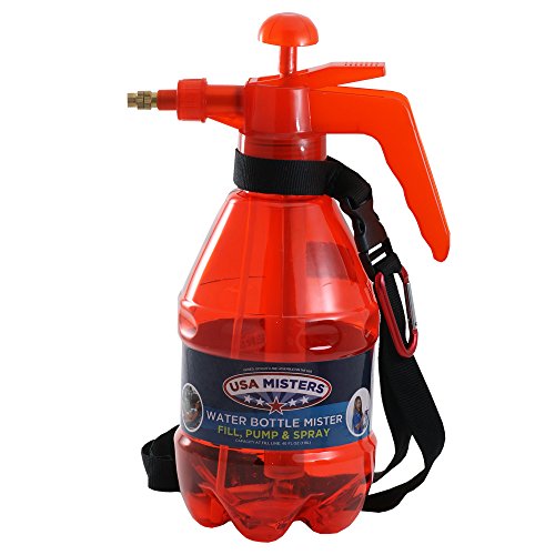 CoreGear Classic USA Misters 1.5 Liter Personal Water Mister Pump Spray Bottle (Red)