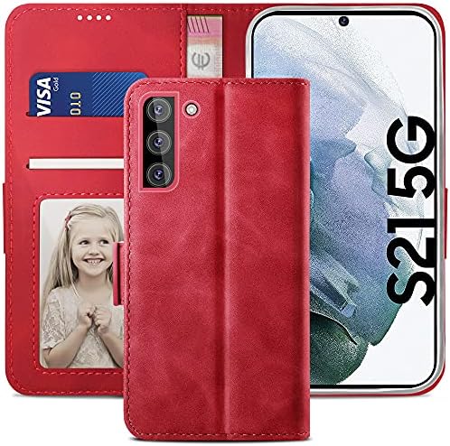 YATWIN Compatible with Samsung Galaxy S21 Ultra Case, Flip Wallet Leather Case with Card Slot and Shockproof Function Kickstand Phone Cases Cover for Samsung S21 Ultra - Black