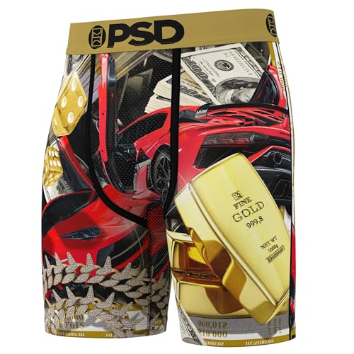 PSD Men's Fast Life Boxer Brief, Multi, M