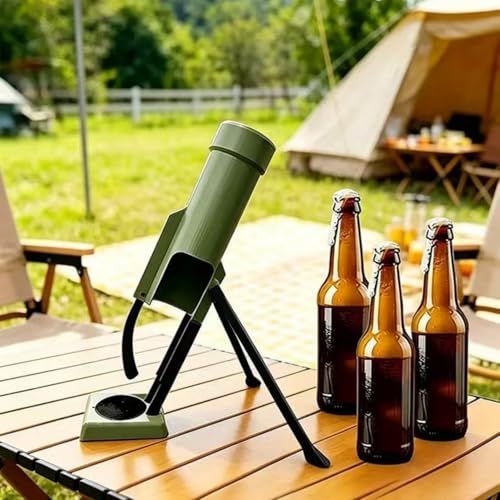 Décapsuleur catapulte blanc au design militaire unique pour collectionneur - 6