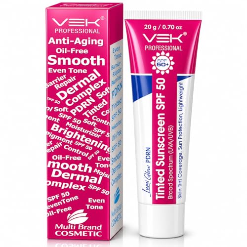 Image of PDRN Repair Tinted Sunscreen SPF 50+ | Broad Spectrum UVA /UVB Protection | Skin Repair Formula with Natural Tinted Coverage | Lightweight, Non-Greasy Daily Wear for Even, Glowing Skin Tone | 20g (Pack of 1)