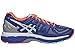 ASICS Women's Gel-Kayano 23 Lite-Show Running Shoe, Blue/Silver/Flash Coral, 7.5 M US
