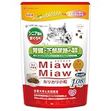 MiawMiawカリカリ小粒 シニア猫用 まぐろ味 1.08kg