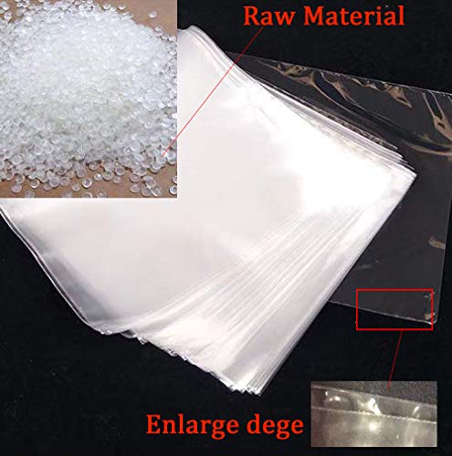 Image of POF Shrink Wrap Bags Heat Shrink Wrap for Packagaing Soap,Bath Bombs,Candles,Shoes,Gifts, Jars and Homemade DIY Projects and Food (6x6 inch 200pcs)