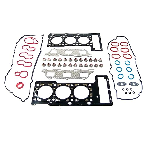 Image of DNJ HGB116 Engine Cylinder Head Gasket Set with Head Bolt Kit, Complete Repair Set for 2001-2010 Chrysler, Dodge 300, Avenger, Charger 2.7L V6 24V DOHC 2736cc