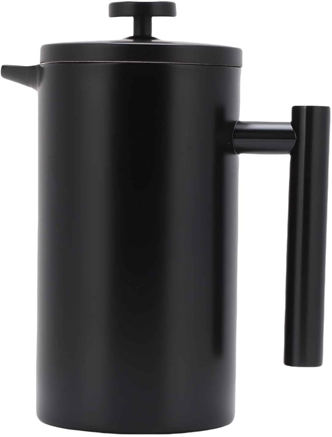 Enfmay 1000ml French Press Coffee Maker, 304 Stainless Steel Double Wall Insulated Coffee Maker Pot, Triple Filtration System for Optimal Brew, Coffee Tea Maker for Home, Office, Camping