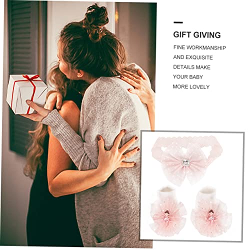 Toddmomy Conjunto De 1 Conjunto De Presentes Para Bebês Meninas Recém-Nascidas Conjunto De Tiaras Pa