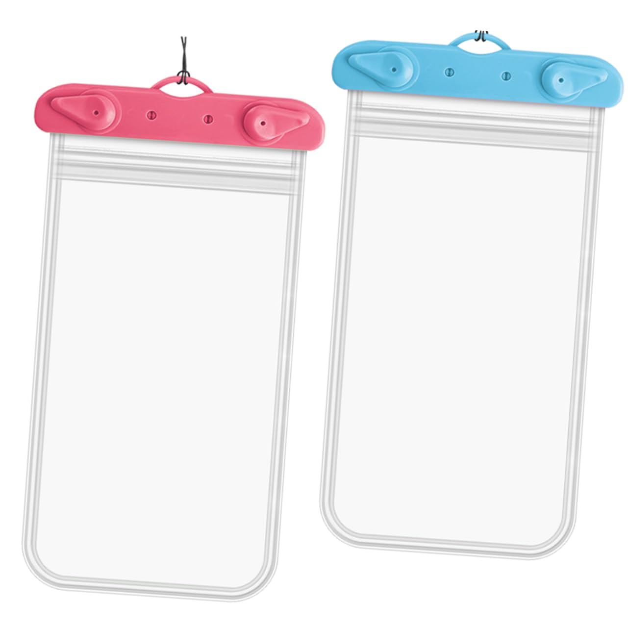 SEWACC 2Pcs Phone Case Transparent Pouch for Beach Kayaking Water Sports Lightweight Durable Protection for Swimming Outdoor Activities Lake