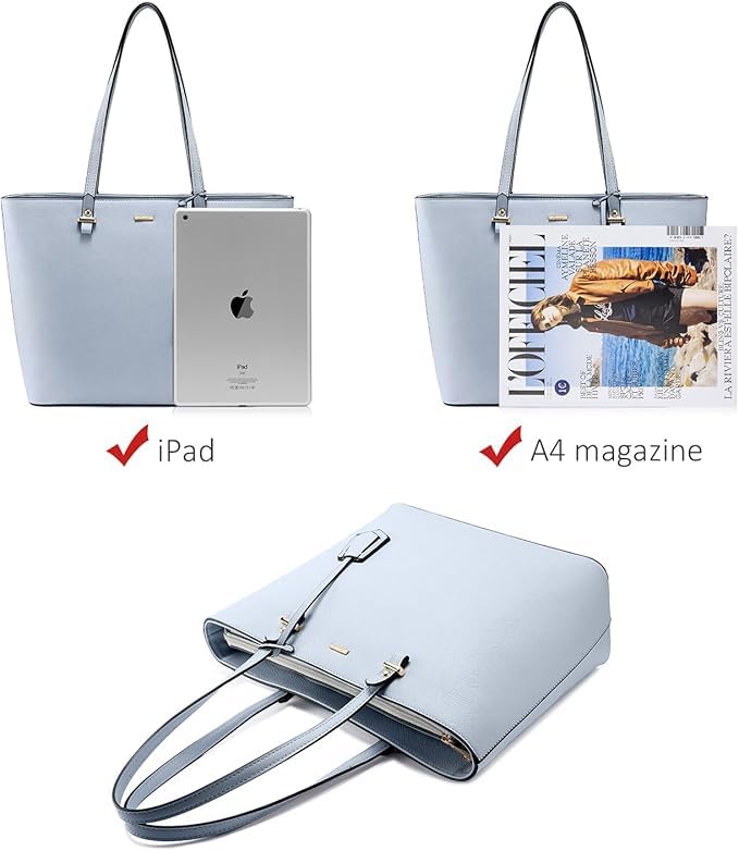 Set de bolsos para mujer LOVEVOOK estilo tote y satchel miniatura 6
