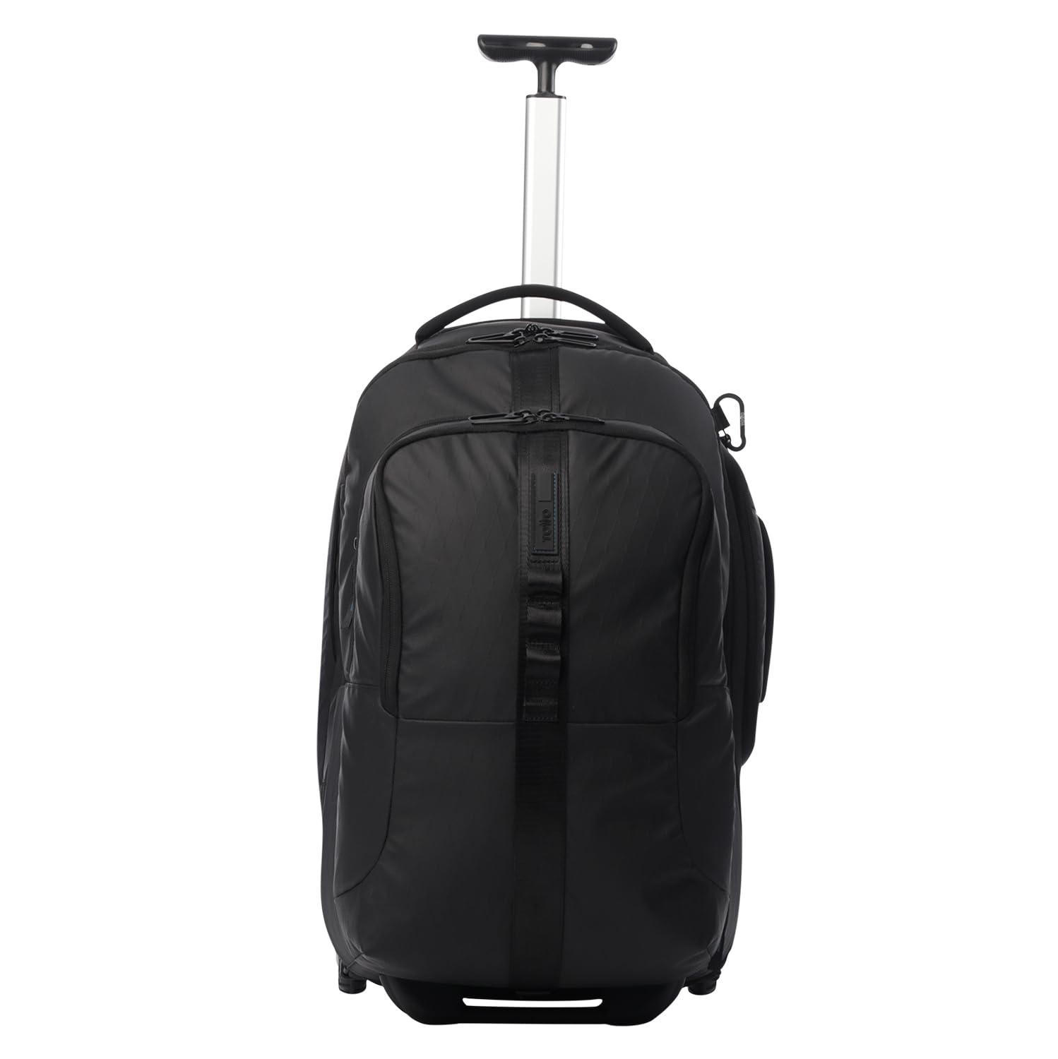 TOTTO - Mochila Ordenador Portátil con Ruedas, Modelo Rue Deploy, Pc hasta 15,4", Gran Capacidad, con Mochila Extraíble, Sistema RFID Blocker, Bolsillo Documentos, Espaldar Ergonómico, Color Negro