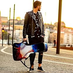 Housse imperméable pour guitare acoustique avec double bandoulière et poche Motif géométrique abstrait, Multicolore 07… - Les Beatles, Paul McCartney, John Lennon, RIngo Starr, George Harrison Housse imperméable pour guitare acoustique avec double bandoulière et poche Motif géométrique abstrait, Multicolore 07… – Image 6