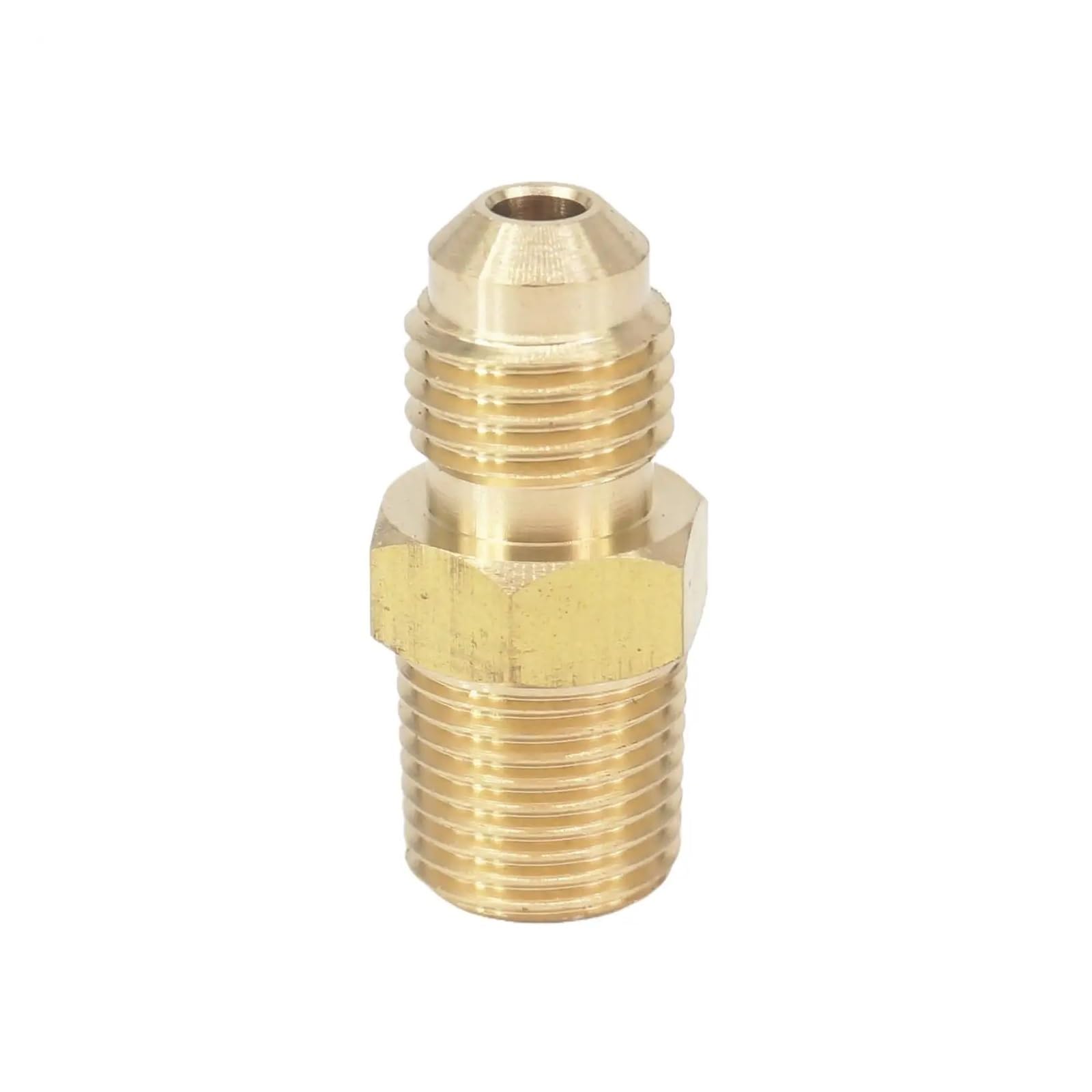 Mqxfczux Men's One Color Sae Thread 3/8"-24 Unf Fit Tube Od 3/16" - 1/8" Npt Brass Sae 45 Degree Pipe Fitting Adapters