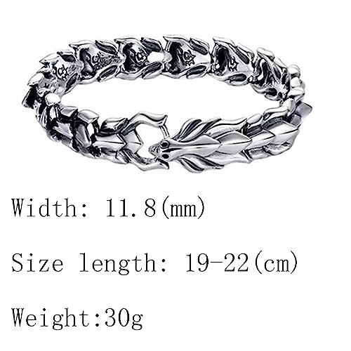 Kf Ornament Vintage Dragon Design Bracelets For Men thumb #5