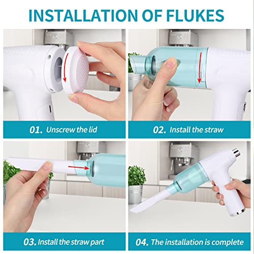 Yozreo Vacuum Bug Catcher Spider And Insect Traps Catcher Blow Away Bugs Pest Control,Insects And Handheld Bug Catcher With Brush Head Fluke For Stink Bug,Beetle,White Pest Suction Trap #TOP6