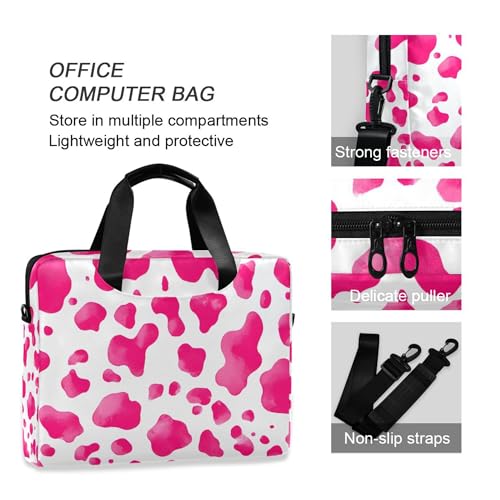 Funda para portátil ALAZA 13-15.6 pulgadas rosa con manchas miniatura 5