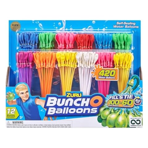 Bunch O Balloons Zuru 420 Instant Self Sealing Water Balloons, Multicolor Cover
