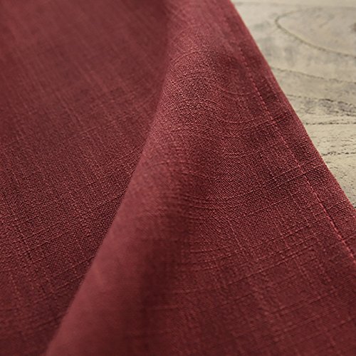 Nappe couverture de table en coton lin pour protéger et embellir les meubles usés