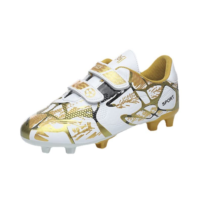 Mateju Chaussures de Football Enfant Crampons Garçon Homme Chaussure de Foot Spike Chaussures de Sport pour Extérieur Intérieur Athlétisme Entraînement Sports