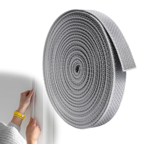 Roller Shutter Strap, High Tear-Resistance Webbing, Roller Shutter Strap for Roller Shutters, Durable Grey Roller Shutter Belt Repair Kit, Non-Slip, Durable, Tear-Resistant, UV-Resistant, 6 m x 14 mm,