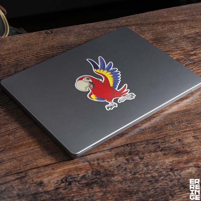 ERREINGE - Adesivo 10 Cm PAPPAGALLO - Sticker PVC