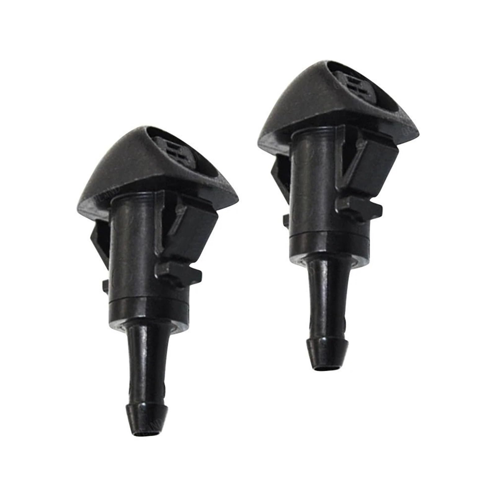 Pacgydk One Color Car Windshield Nozzles Fit For Subaru Outback Fit For Legacy 2010 2-2014 2Pcs Windshield Wiper Washer-Nozzle Spray Jet Plastic Black 86636Aj10b
