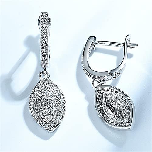 Boucles d'oreilles goutte d'eau argent et zircon délicat pour offrir