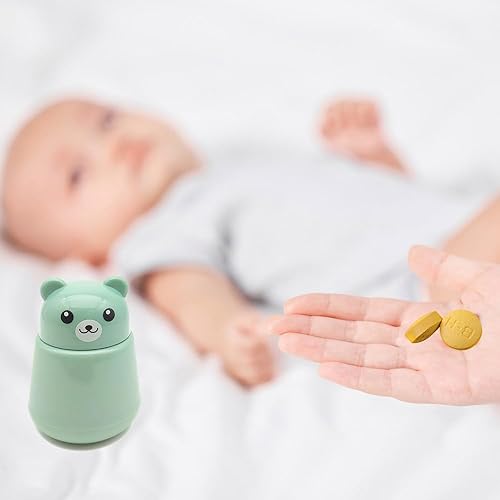 Miniatura 8 de Trituradora de pastillas grande y molinillo  Pulveriza fácilmente vitaminas y tabletas  Limpieza conveniente  Verde