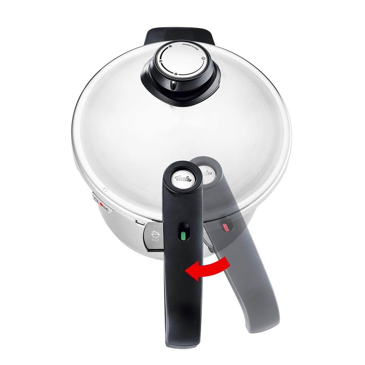 Fissler Vitavit Premium Pentola a pressione in acciaio inox 2.5 L, 18 cm, 4 livelli di cottura, incluso inserto, adatta a fornelli a induzione