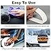 Portable Car Heater & Defroster,12V Car Heater that Plugs into Cigarette Lighter,200W Fast Heating Car Defroster Defogger,360° Rotatable Car Heaters for Vehicle,Car,RV,SUV(Black&Gold)