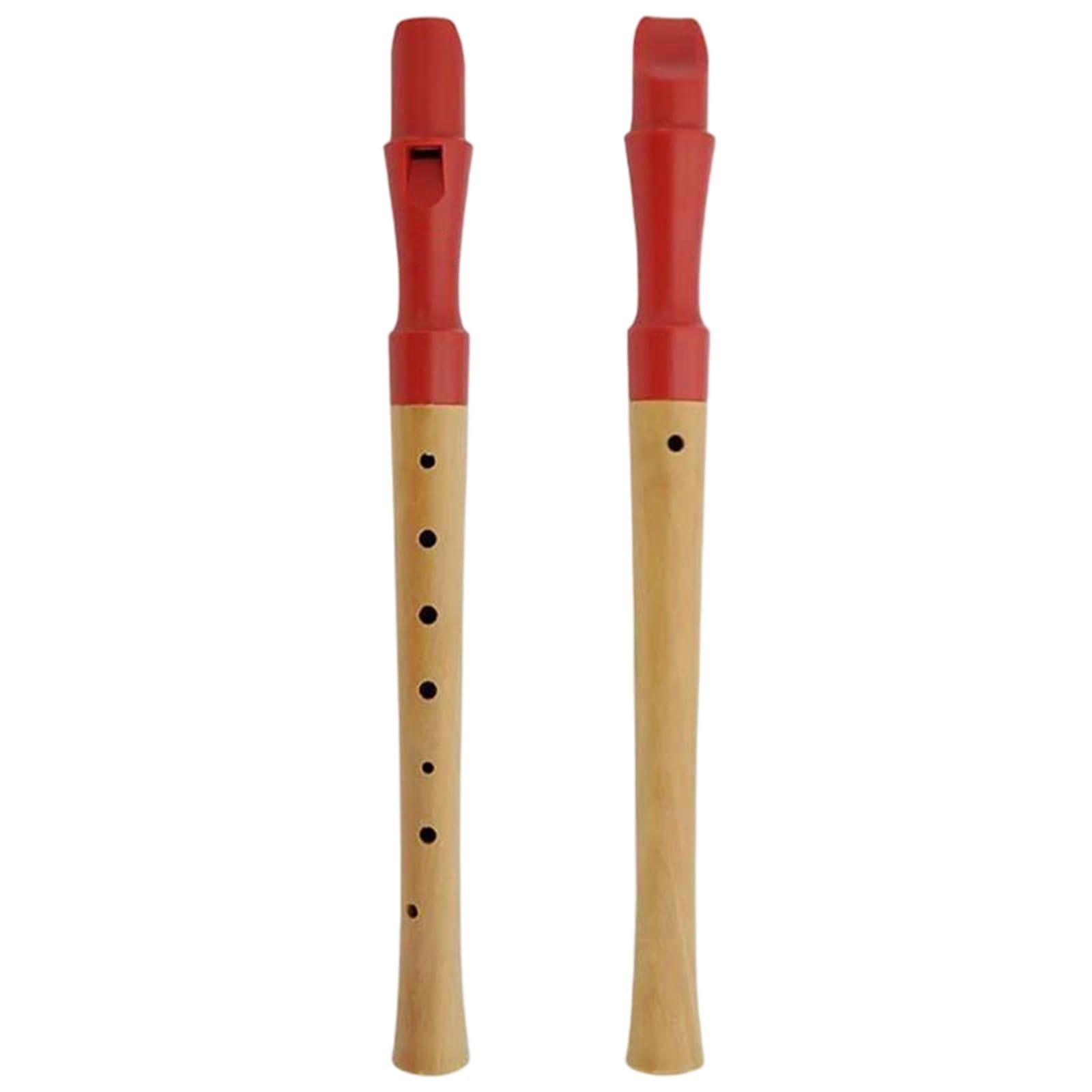 Blockflöte Musikinstrumente 8-Loch Blockflöte Aus Holz Für Anfänger | Hohe Stimmung: Klarer und heller Klang für Üben.(Germany)