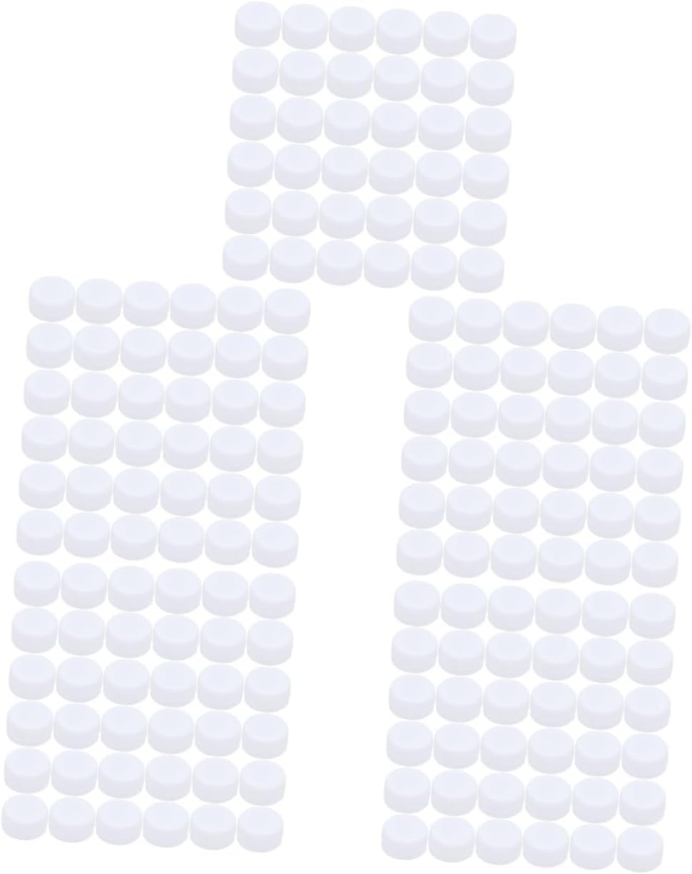 1000pcs Plastic Bottle Caps Reusable Replacement Caps for Water Bottles Fit Crafting Material Smooth for Easy Use