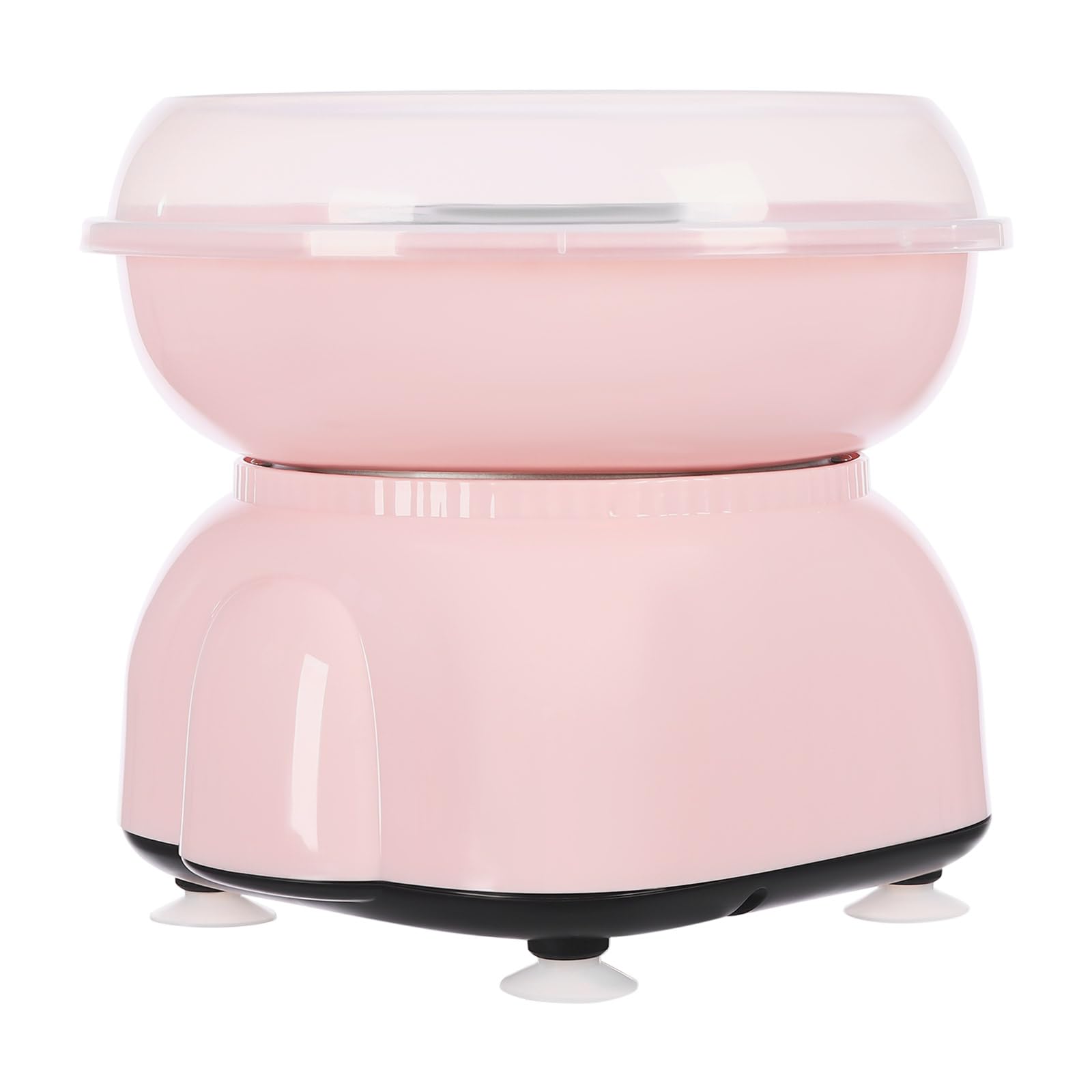 Zuckerwattemaschine für Zuhause, Niedlich Zuckerwatte Maschine Einfache Bedienung mit 10 x Zuckerwatte Stäbchen & Messlöffel Cotton Candy Machine für Kindergeburtstag verschiedene Partys 500W