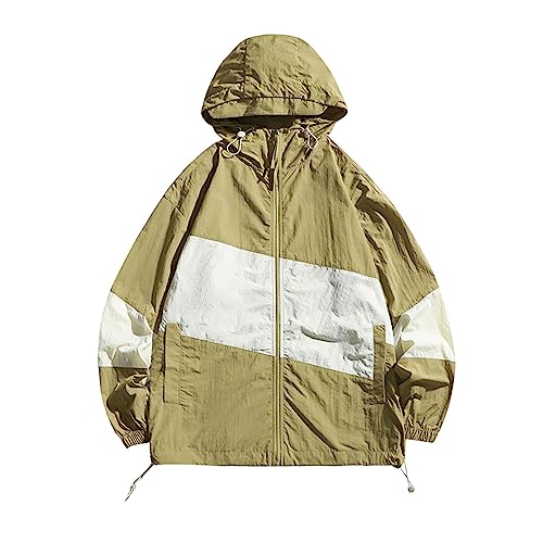 Coupe-vent imperméable homme pour le plein air, veste respirante été contre la pluie