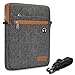 KIZUNA Tablet Tasche 10 Zoll Für iPad Pro M2 & M1, iPad A14, iPad Air 5 2022, Surface Go 3, Samsung, Lenovo - Laptop Hülle Sleeve, Braun