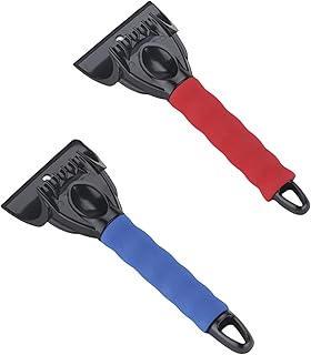 ZEHRAI Ice Scraper for Cars and Small Trucks Windshield and Window- Dang Near Indestructible Ice Scrapers, Car Winter Exterior Accessories for Cars