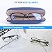 RayLove Glasses Case, Eyeglasses Case Hard Shell 2Pack, Reading Hard Glasses Cases with Cleaning Cloth for Women Men