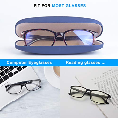 Image of RayLove Unisex Hard Shell Eyeglasses Cases, Protective Case For Glasses