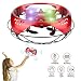 Produktbild ETMURY Mini Drohne für Kinder UFO - Quadcopter mit LED Licht - Intelligente Flying Ball Infrarot Induktion UFO - Fliegendes Spielzeug Geschenke für Jungen Mädchen Indoor Outdoor Fliegender Ball (Rot)